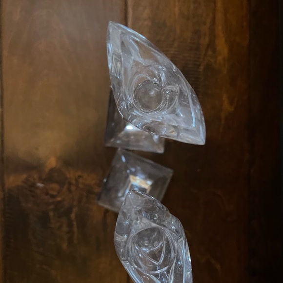 Vintage Crystal candle holders - Picture 4 of 5